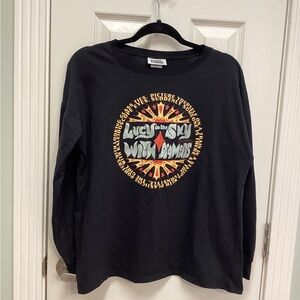 Lennon & McCartney tshirt long sleeve Lucy in the sky with Diamonds shirt Size L